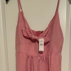Pink Loft Dress With Tags